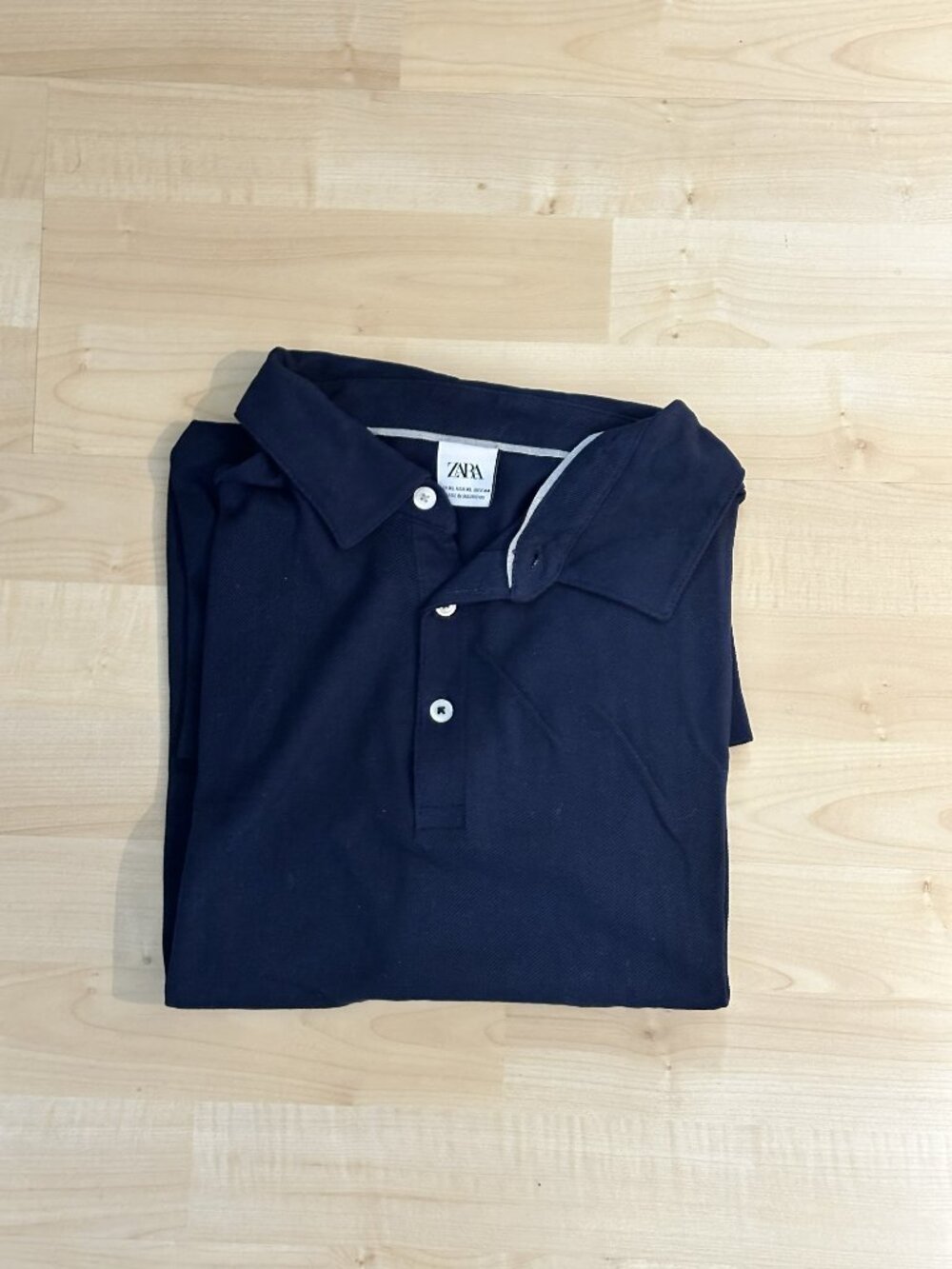 ZARA navy blue polo shirt, size XL